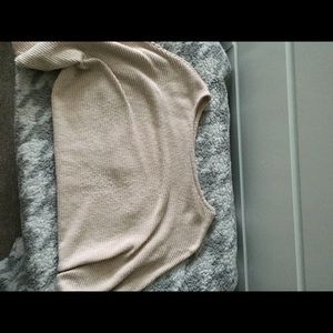 Sweater like Short Sleeve